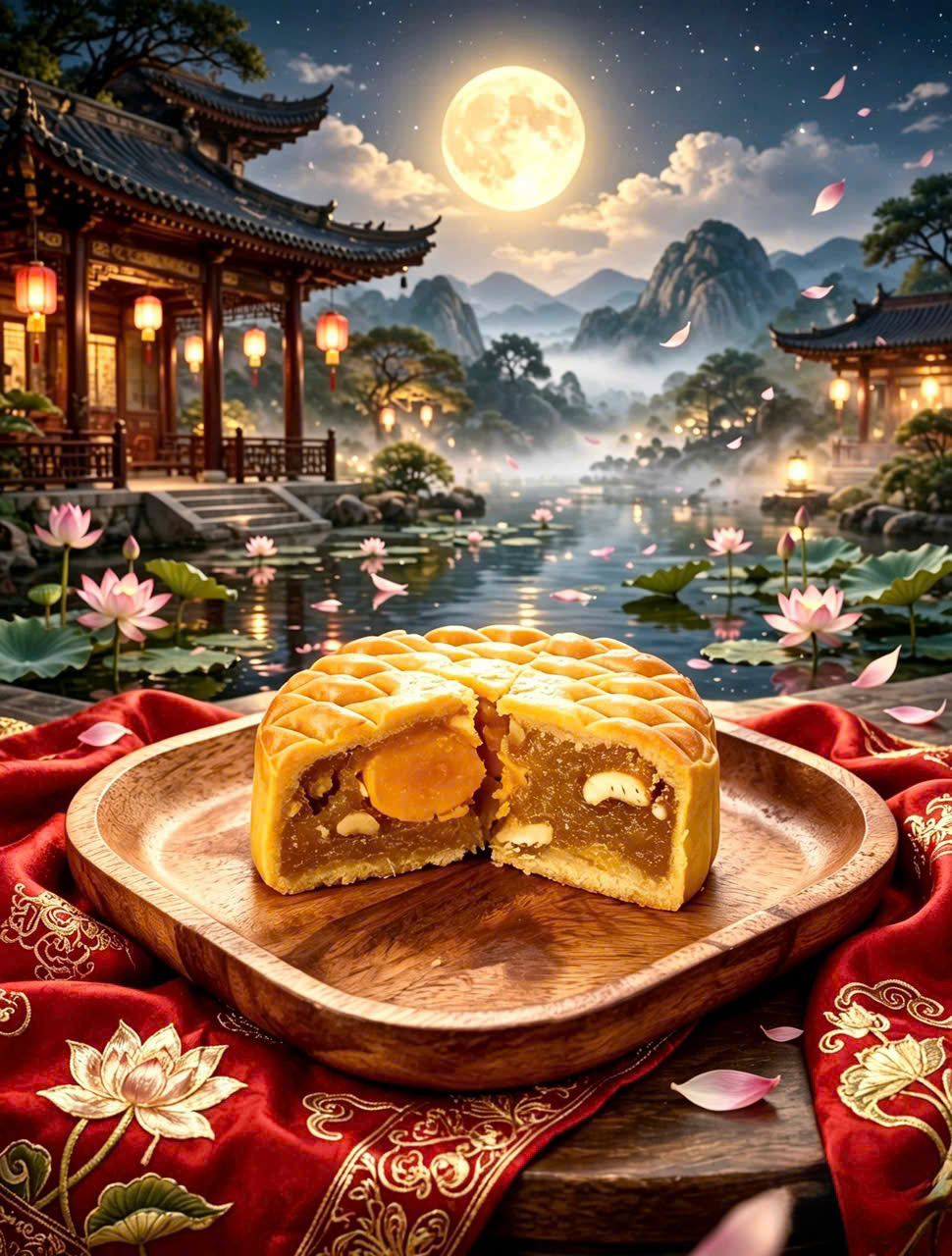 Bánh Trung Thu khóm Dứa Hạt Đều 1 Trứng 150g